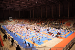 Zum fünften Mal kommen die Karatekämpfer zum Nürburgring. 900 Sportler aus aller Welt kommen zum Internationalen Rhein Shiai.
